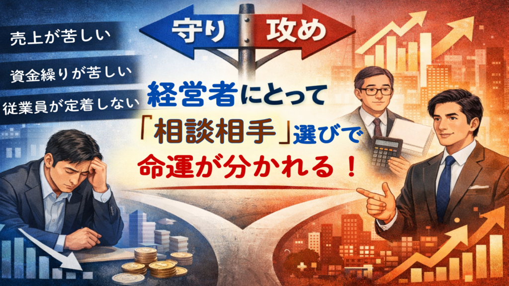 経営相談は誰にするのが正解?比較画像